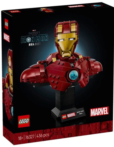 LEGO MARVEL BUSTO DI IRON MAN MK4  76327