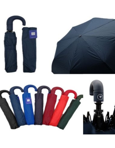 OMBRELLO MANICOCURVO TINTA UNITA TP09