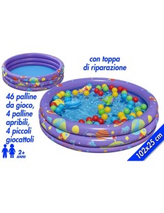 PISCINETTA CON PALLINE 102X25 52466