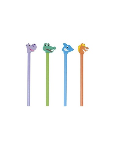 TUBO AQUA CON TESTE ANIMALI 32113