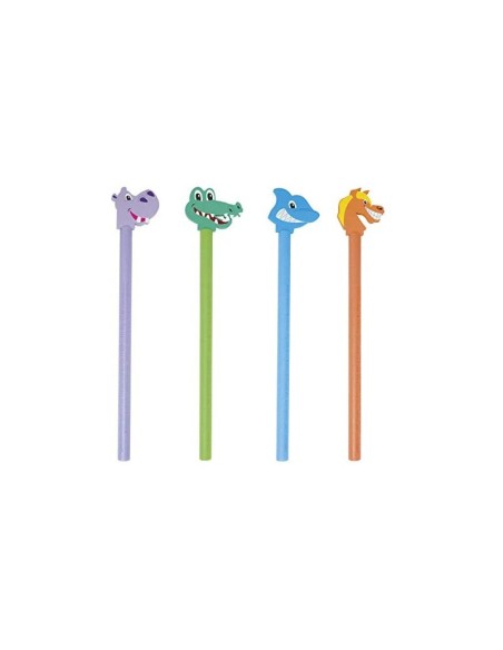 TUBO AQUA CON TESTE ANIMALI 32113