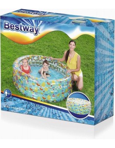 PISCINA SEA LIFE TRASPARENTE 150x53 51045