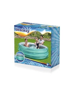 PISCINA GRANDE METALLICA 3 ANELLI  170x53 51042