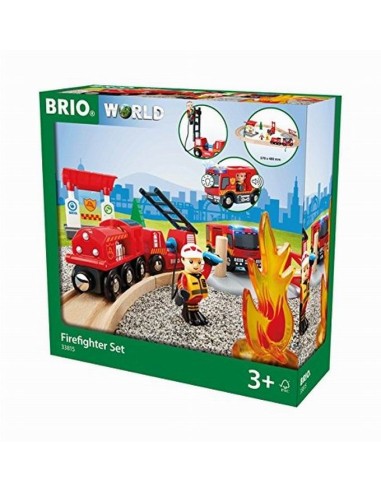 BRIO SET FERROVIA VIGILI FUOCO 33815
