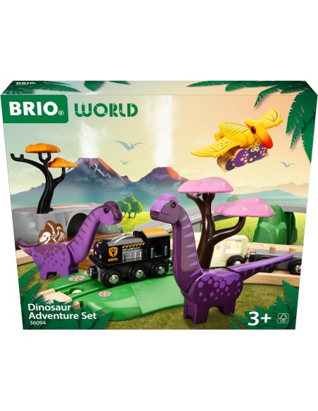 BRIO SET AVVENTURA A TEMA DINOSAURI 36094