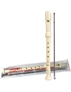 FLAUTO DOLCE COLOR AVORIO DITEGGIATURA TEDESCA (ASTUCCIO)...