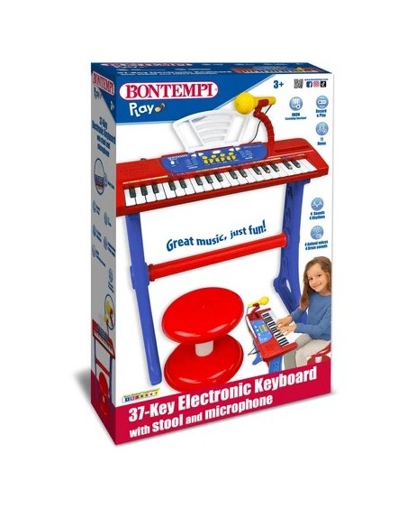 TASTIERA 37 TASTI  CON GAMBE, MICROFONO E SGABELLO 133720