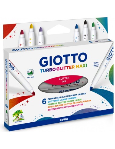 GIOTTO 6 PENNARELLI GLITTER 426600