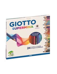 ASTUCCIO 24 PASTELLI  GIOTTO SUPERMINA 235800
