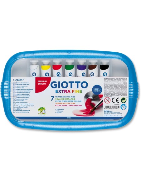 TEMPERA GIOTTO 7 TUBI 12 ML 303100