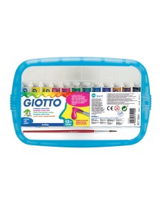 TEMPERA GIOTTO 12 TUBI 12ML 304100