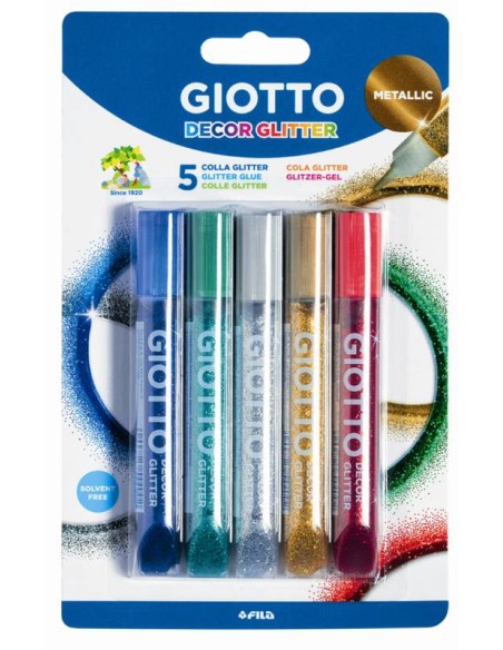 COLLA GLITTER BLISTER 5 PZ. 545100