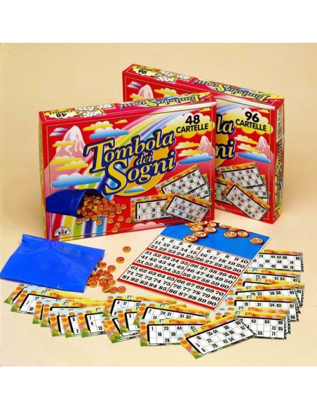 TOMBOLA DEI SOGNI 96 CARTELLE 20