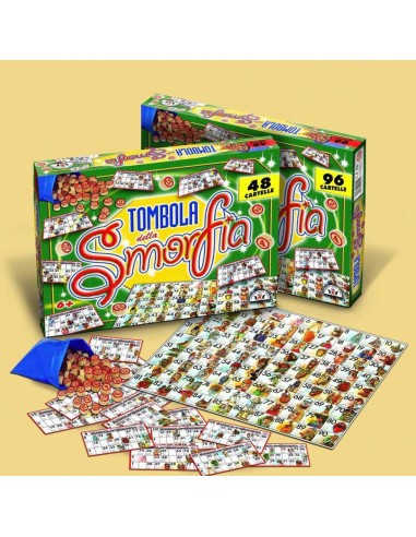 TOMBOLA DELLA SMORFIA 48 CARTELLE 54