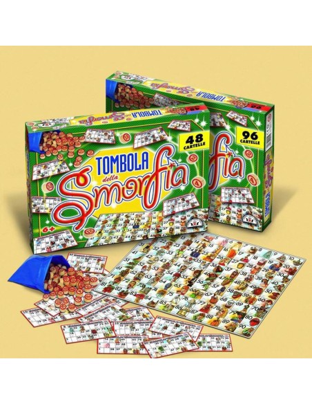 TOMBOLA DELLA SMORFIA 48 CARTELLE 54