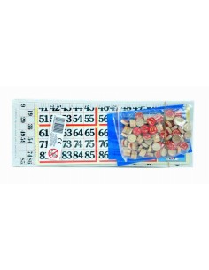 TOMBOLA 600 CARTELLE CON PALLINE 90