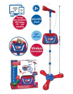 MICROFONO CON ASTA WIRELESS 404820