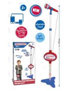 MICROFONO  DA PALCOSCENICO CON EFFETTO LUCI 400710