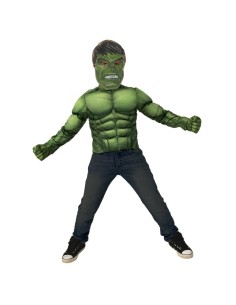 COSTUME HULK MUSCOLI E ACCESSORI LUSSO P 8-10 ANNI 40223