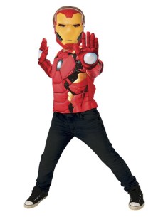 COSTUME IRON MAN MUSCOLI E ACCESSORI 8-10 ANNI 40228