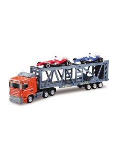 TRUCK TRAILER WITH 2 RACING CARS SCX24 54056