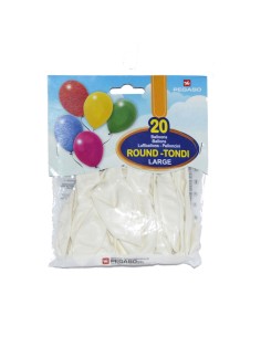 PALLONI GONFIARE BIANCHI 20PZ. PB032G