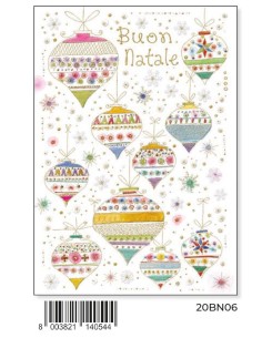 BIGLIETTO AUGURI NATALE 20BN06