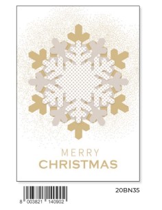 BIGLIETTO AUGURI NATALE 20BN35