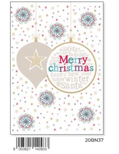 BIGLIETTO AUGURI NATALE 20BN37