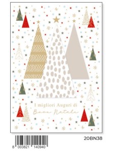 BIGLIETTO AUGURI NATALE 20BN38
