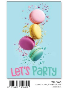 BIGLIETTO AUGURI PARTY 21LO43