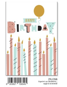 BIGLIETTO AUGURI 21L056