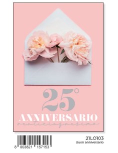 BIGLIETTO ANNIVERSARIO 21LO103