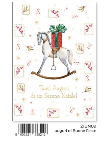 BIGLIETTO AUGURI NATALE 21BN09