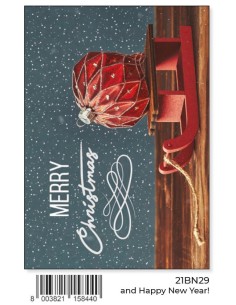 BIGLIETTO BUON NATALE 21BN29