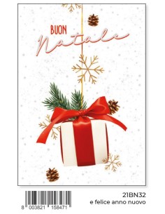 BIGLIETTO BUON NATALE 21BN32