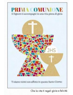 BIGLIETTO COMUNIONE PORTASOLDI  SRB41