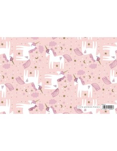 CARTA REGALO 70X100 LITTLE ANIMALS UNICORNI ERAC01