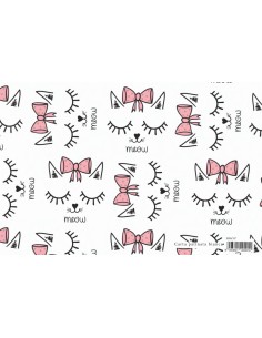 CARTA REGALO 70X100 LITTLE ANIMALS GATTINI ERAC02