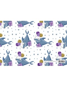 CARTA REGALO 70X100 LITTLE ANIMALS SQUALO ERAC07