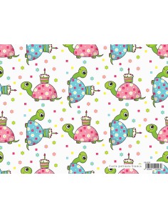 CARTA REGALO 70X100 LITTLE ANIMALS TARTARUGA  ERAC09
