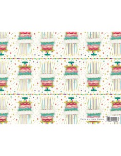 CARTA REGALO 70X100 CANDY CANDY TORTE  ERAC11