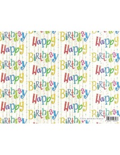 CARTA REGALO 70X100 CANDY CANDY HAPPY BIRTHDAY  ERAC13