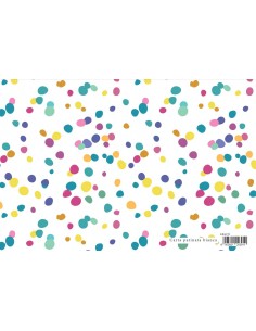 CARTA REGALO 70X100 BASIC COLORED DOTS ERAC76