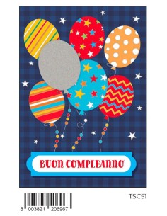 BIGL. COMPLEANNO SPECIAL C/FOIL+APPL TSC51