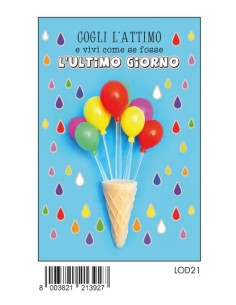 BIGLIETTO LIFE STYLE C/FOIL OLOGRAFICO LOD21