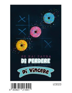 BIGLIETTO LIFE STYLE C/FOIL OLOGRAFICO LOD23