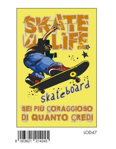 BIGLIETTO MASCHILI C/FOIL OLOGRAFICO...