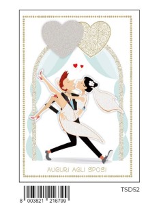 BIGL.MATRIMONIO SPECIAL C/APPL.+GLITTER TSD52