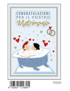 BIGL.MATRIMONIO SPECIAL C/APPL.+GLITTER TSD53